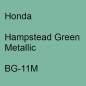 Preview: Honda, Hampstead Green Metallic, BG-11M.